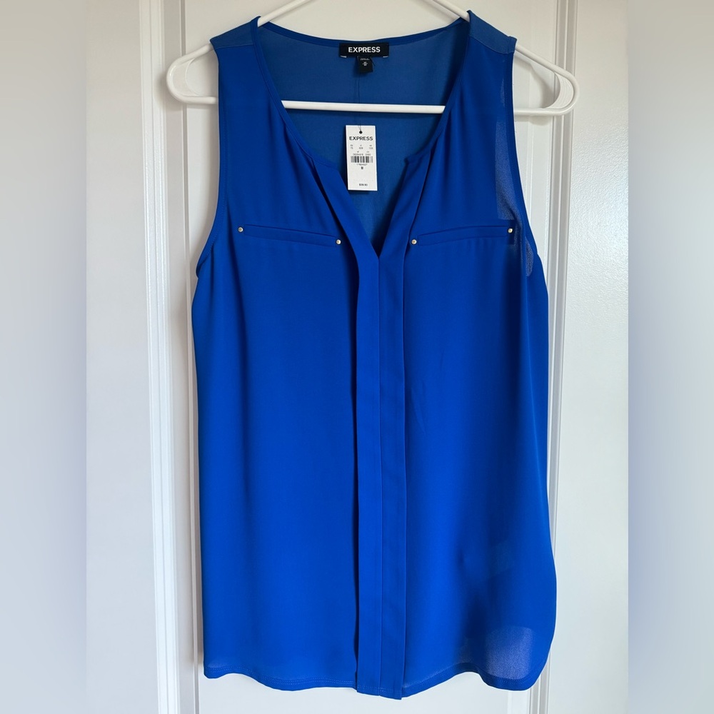 Express Royal Blue Tank Top